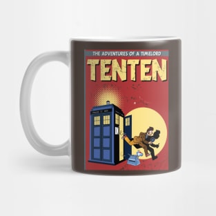 TENTEN THE ADVENTURES OF A TIMELORD VINTAGE COMIC COVER Mug